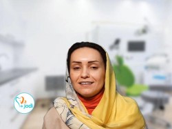 فیلم رضایتمندی بیمار خانم بیده ایمپلنت و لمینت دندان